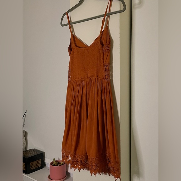 Abercrombie & Fitch- Orange Dress- Small - Picture 3 of 4